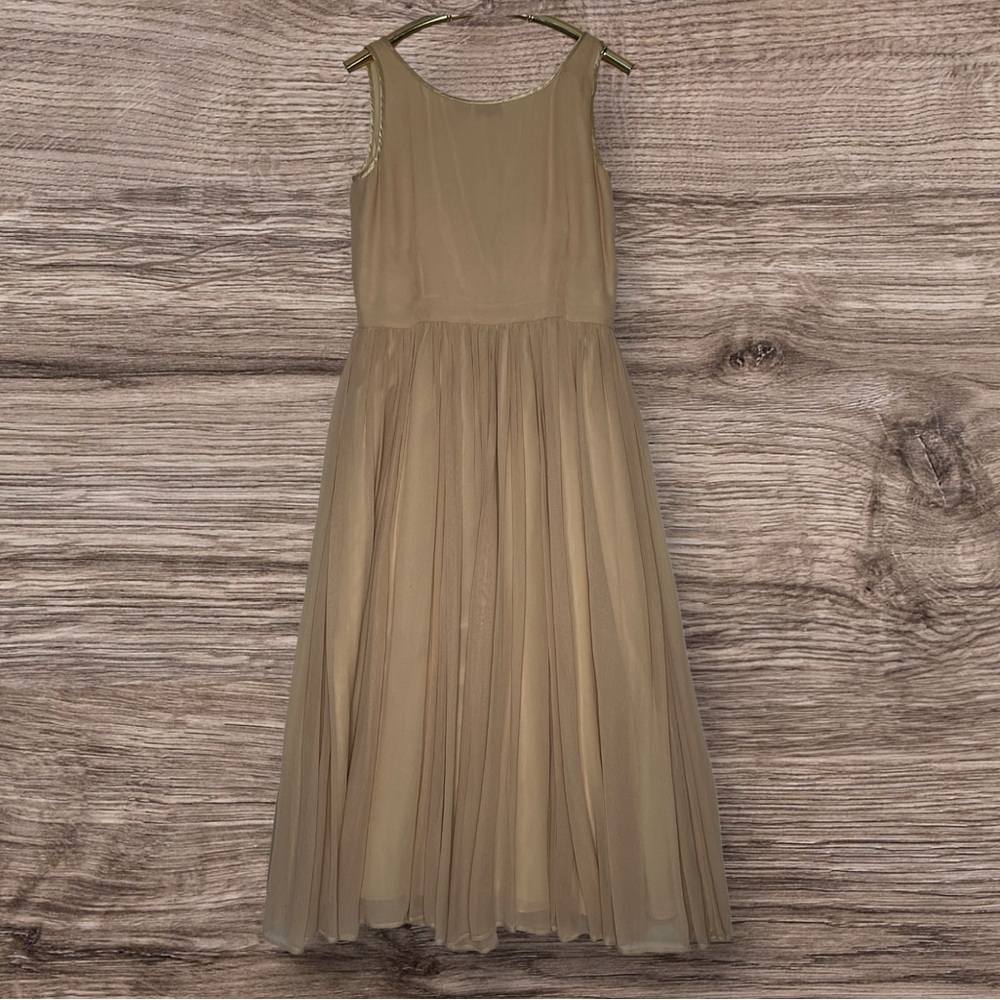 Boho Bliss: Together® Prairie Chic Pleated Dress - Picture 4 of 9